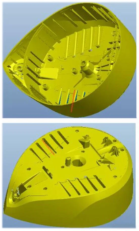 Intelligent sweeping robot face shell injection mold Intelligent sweeping robot face shell injection mold