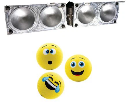 Alyuminiy yoqimli stressli plastik o'yinchoq to'plari zarba qolipi